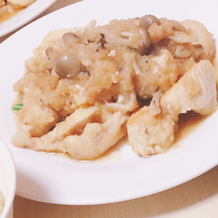 簡単にさっぱり!かぶの鶏肉のみぞれ煮♪